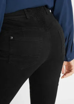 Discount Vaqueros rectos con talle medio y cintura cómoda Mujer Vaqueros