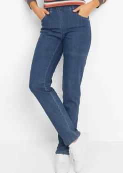 Online Vaqueros rectos de talle medio (2 unidades) Mujer Pantalones