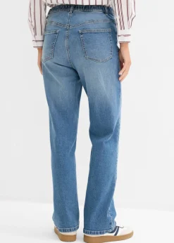 New Vaqueros rectos holgados de talle alto Mujer Tallas Pequeñas