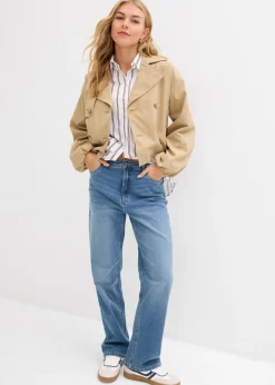 New Vaqueros rectos holgados de talle alto Mujer Tallas Pequeñas