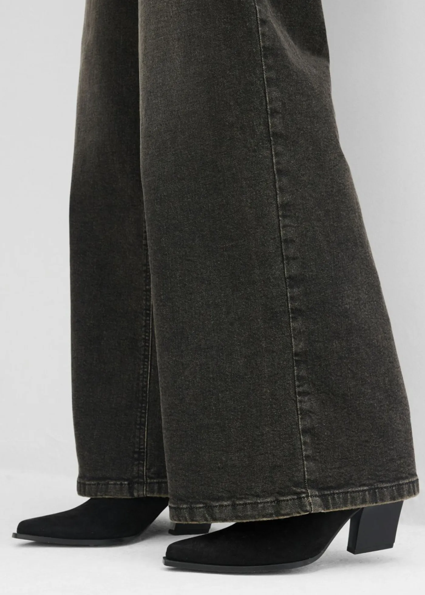 Best Vaqueros rectos holgados de talle alto Mujer Vaqueros|Novedades