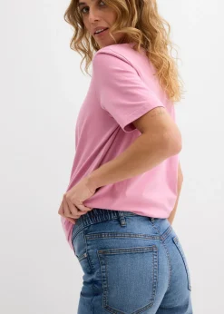Discount Vaqueros rectos premamá 2 en 1 con corte holgado para durante y después del embarazo Mujer Premamá