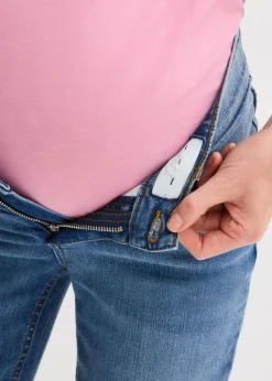 Discount Vaqueros rectos premamá 2 en 1 con corte holgado para durante y después del embarazo Mujer Premamá