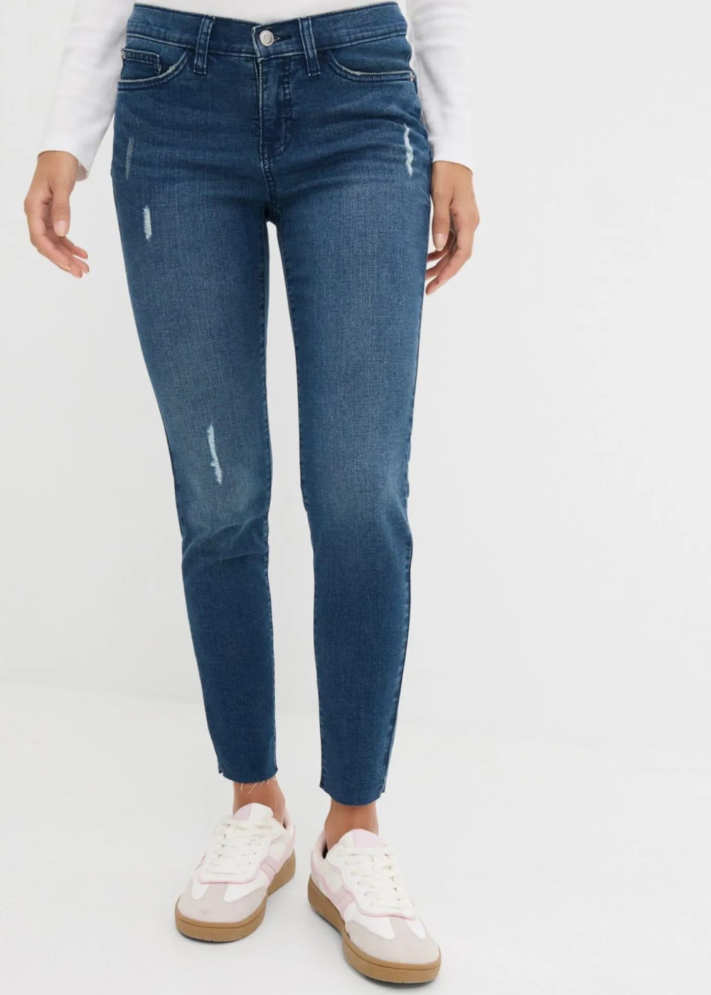 Discount Vaqueros skinny, mid waist, cropped Mujer Vaqueros