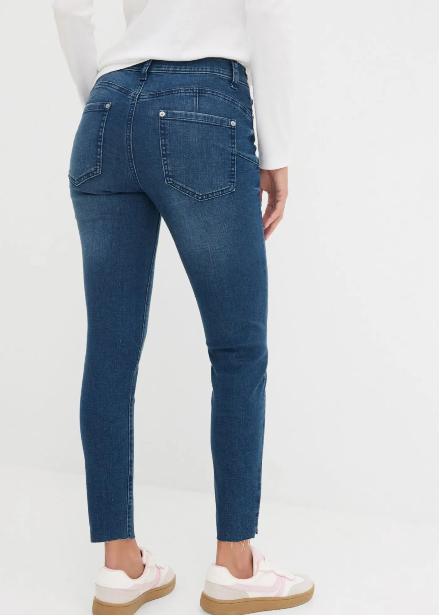 Discount Vaqueros skinny, mid waist, cropped Mujer Vaqueros