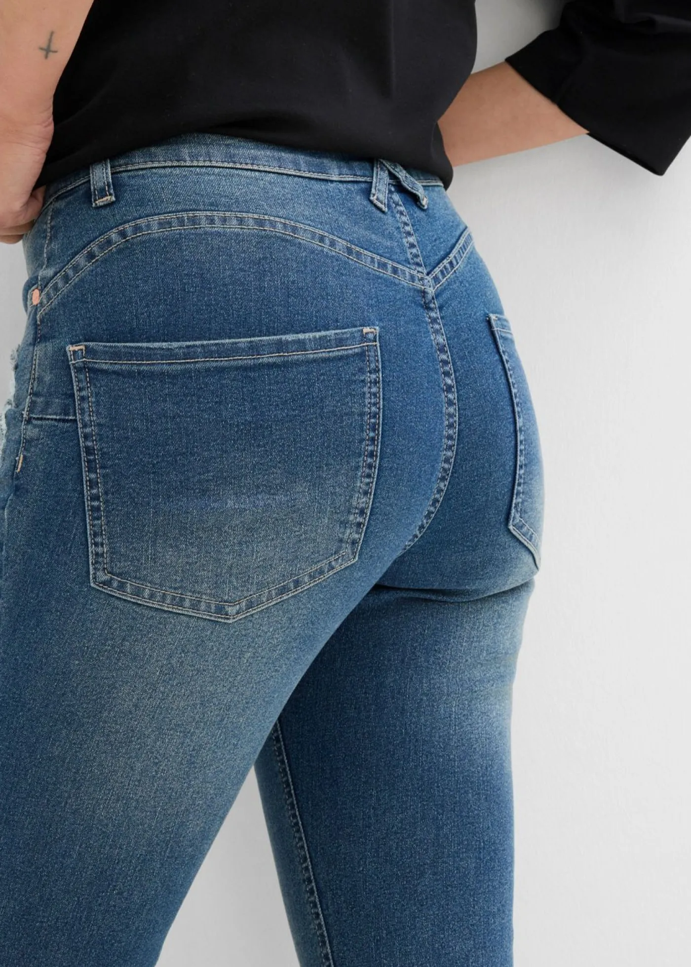 Online Vaqueros skinny, mid waist, elásticos Mujer Vaqueros