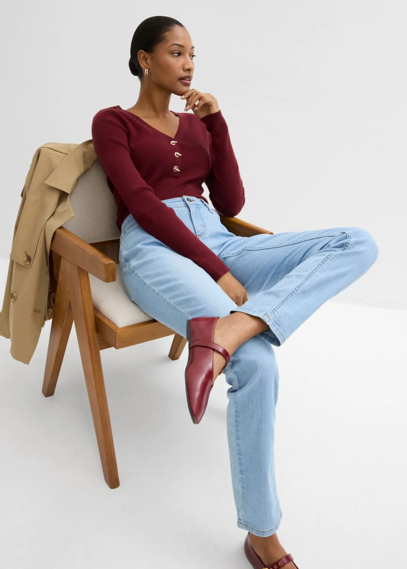 New Vaqueros skinny, mid waist, elásticos Mujer Tallas Pequeñas