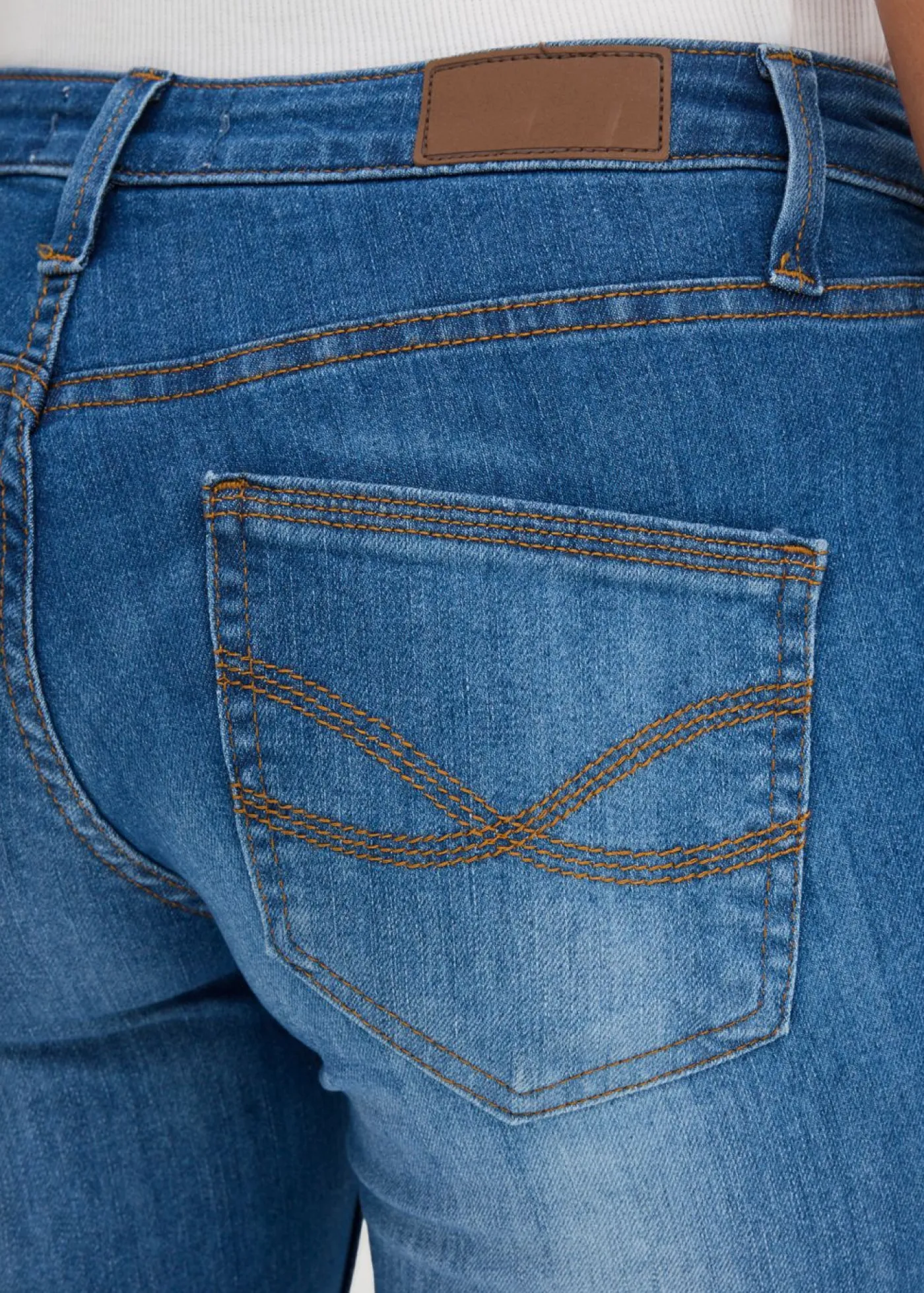 New Vaqueros skinny, mid waist, elásticos Mujer Tallas Pequeñas