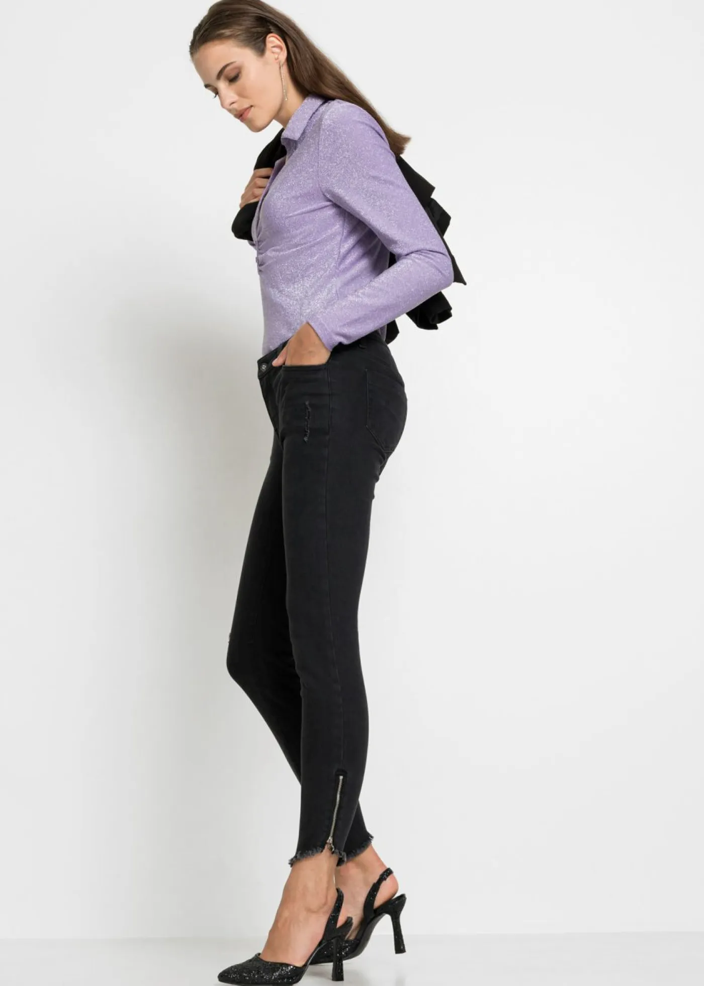 New Vaqueros skinny, mid waist, elásticos Mujer Vaqueros