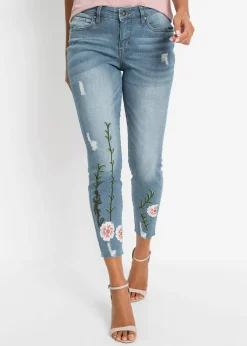Outlet Vaqueros skinny, mid waist, elásticos Mujer Vaqueros