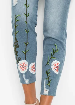 Outlet Vaqueros skinny, mid waist, elásticos Mujer Vaqueros