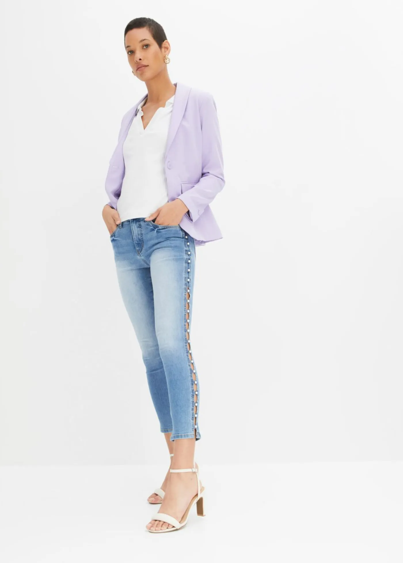 Best Vaqueros skinny, mid waist, elásticos Mujer Vaqueros