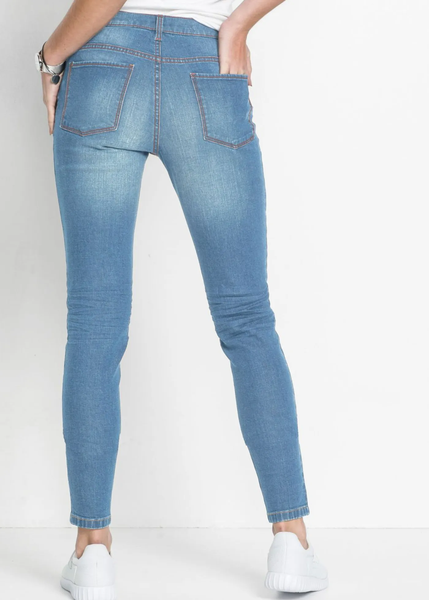 Sale Vaqueros skinny, mid waist, cropped Mujer Vaqueros