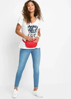 Sale Vaqueros skinny, mid waist, cropped Mujer Vaqueros