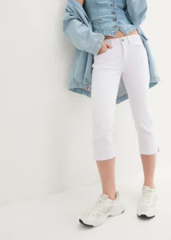 Best Vaqueros slim fit, talle medio, cropped Mujer Vaqueros