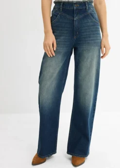 Vaqueros straight, high waist Mujer Vaqueros