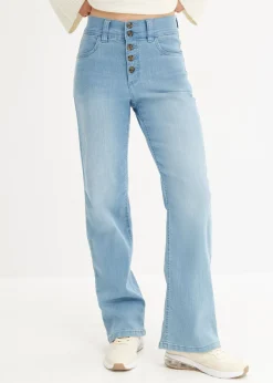 New Vaqueros straight, high waist, elásticos Mujer Vaqueros|Novedades