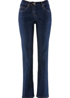 Best Vaqueros straight, mid waist, elásticos Mujer Tallas Pequeñas