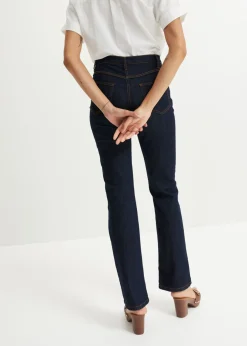Best Vaqueros straight, mid waist, elásticos Mujer Tallas Pequeñas
