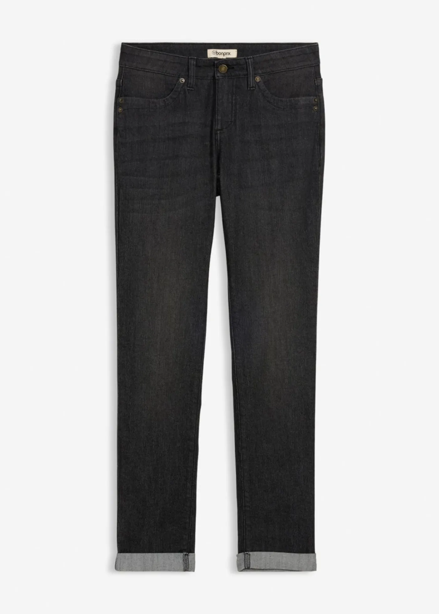 Online Vaqueros straight, mid waist, elásticos Mujer Vaqueros