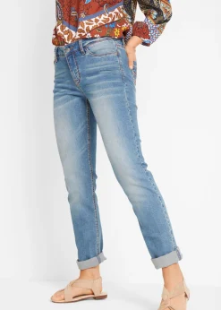 Online Vaqueros straight, mid waist, elásticos Mujer Vaqueros