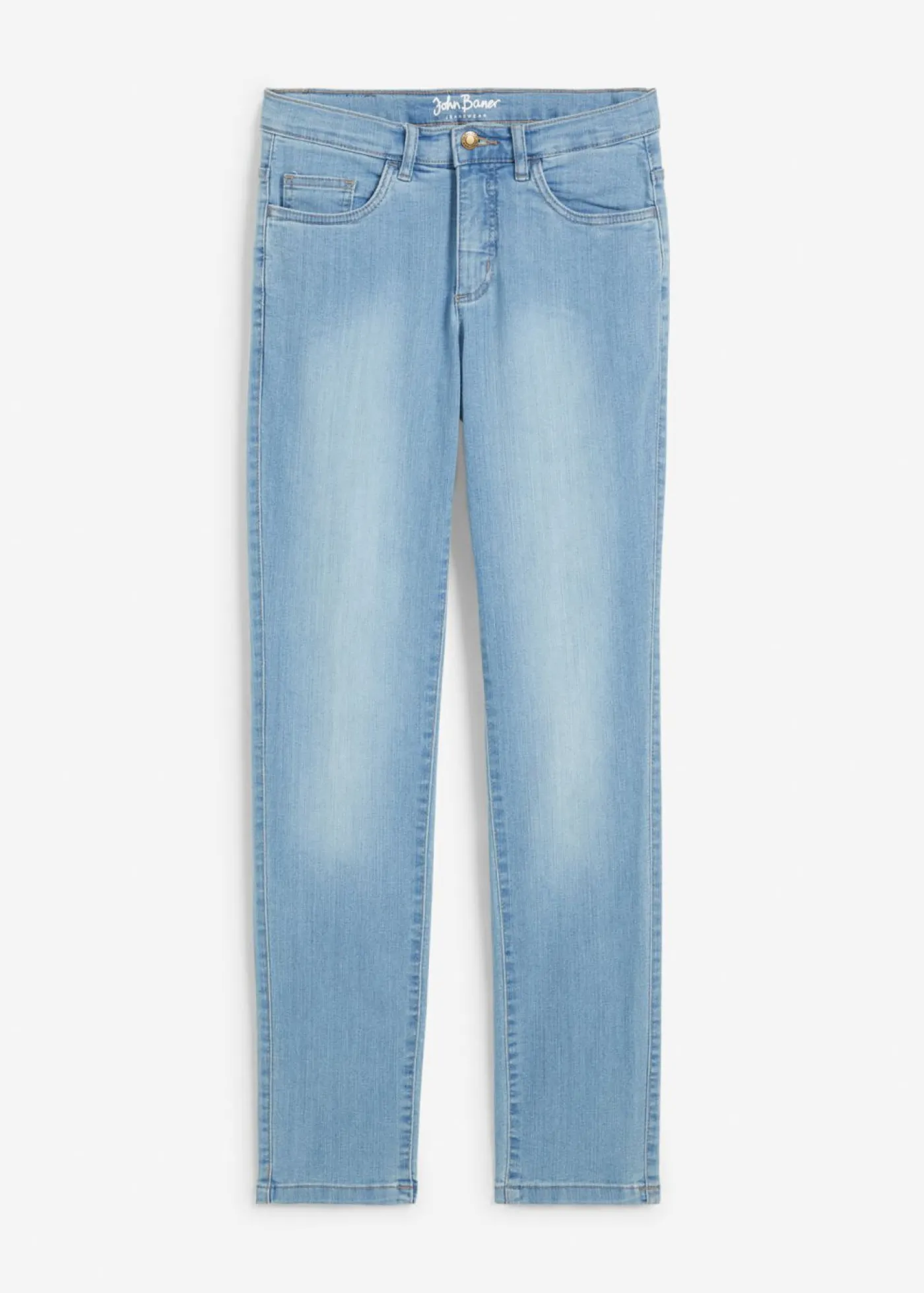 Best Vaqueros straight, mid waist, elásticos Mujer Vaqueros|Tallas Pequeñas
