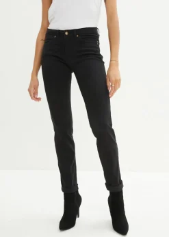 Hot Vaqueros straight, mid waist, elásticos Mujer Tallas Pequeñas