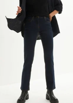 Best Vaqueros straight, mid waist, elásticos Mujer Tallas Pequeñas