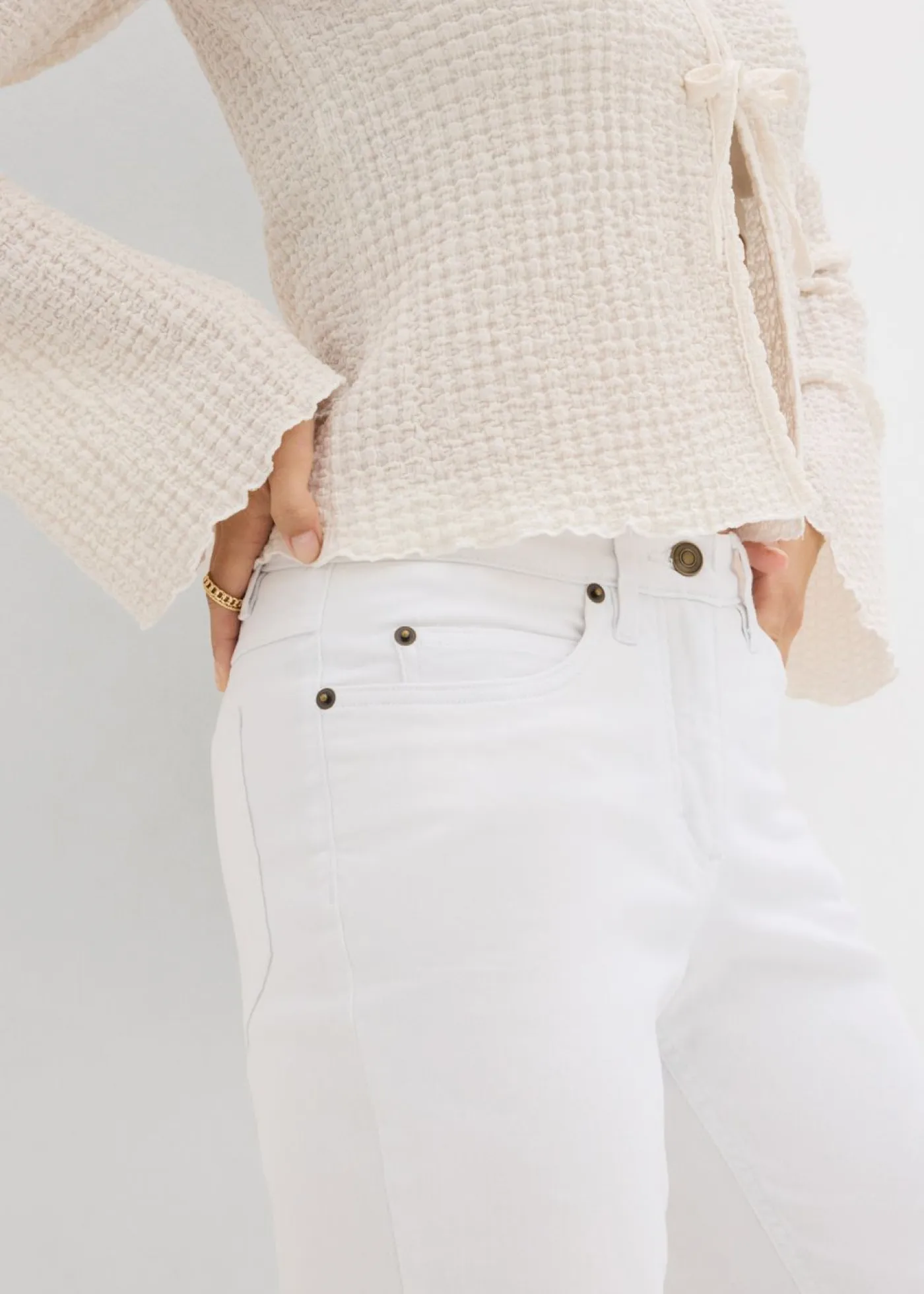 Best Vaqueros straight, mid waist, elásticos Mujer Vaqueros|Tallas Pequeñas
