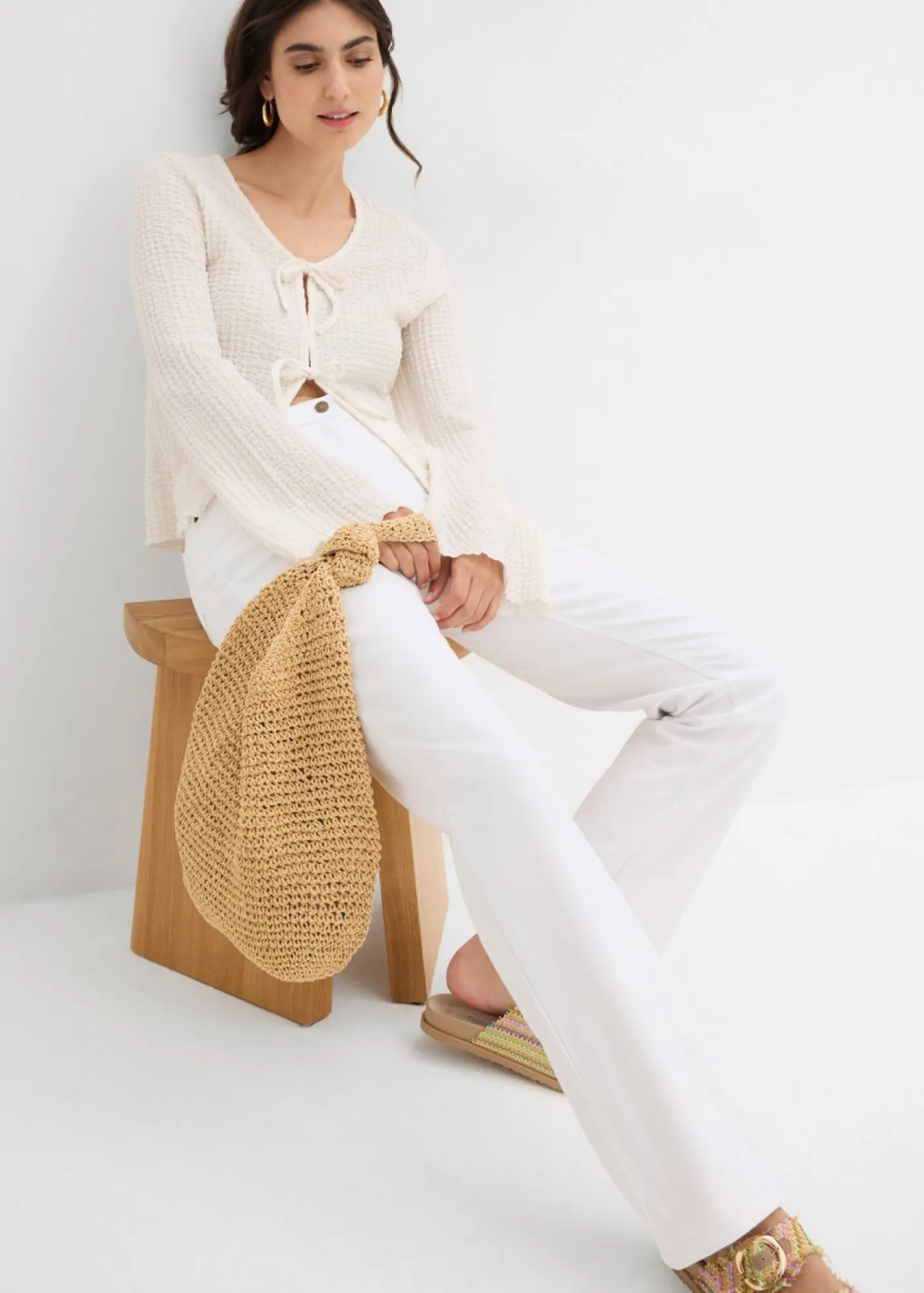 Best Vaqueros straight, mid waist, elásticos Mujer Vaqueros|Tallas Pequeñas