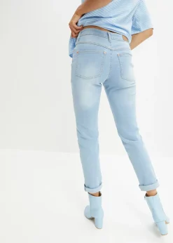 Clearance Vaqueros straight, mid waist, elásticos Mujer Vaqueros|Tallas Pequeñas