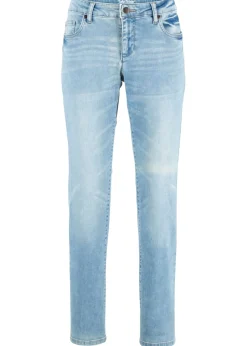 Hot Vaqueros straight, mid waist, elásticos Mujer Vaqueros