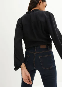 Vaqueros straight, mid waist, elásticos Mujer Vaqueros