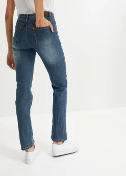 Outlet Vaqueros straight, mid waist, elásticos Mujer Tallas Pequeñas