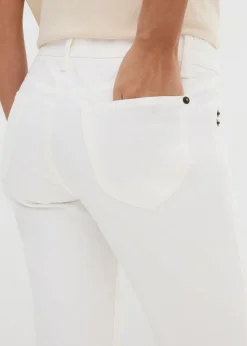 Outlet Vaqueros straight, mid waist, elásticos Mujer Tallas Pequeñas|Vaqueros