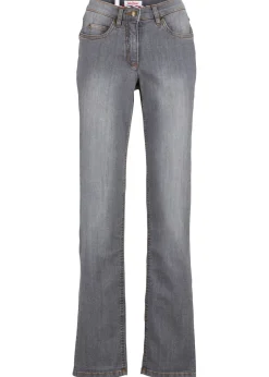 Best Vaqueros straight, mid waist, elásticos Mujer Tallas Pequeñas|Novedades