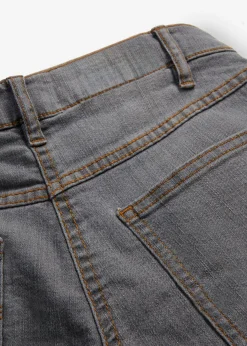 Best Vaqueros straight, mid waist, elásticos Mujer Tallas Pequeñas|Novedades