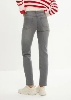 Best Vaqueros straight, mid waist, elásticos Mujer Tallas Pequeñas|Novedades