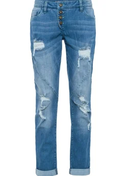 Vaqueros tipo boyfriend, mid waist Mujer Vaqueros