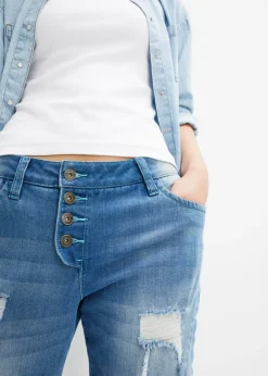 Vaqueros tipo boyfriend, mid waist Mujer Vaqueros