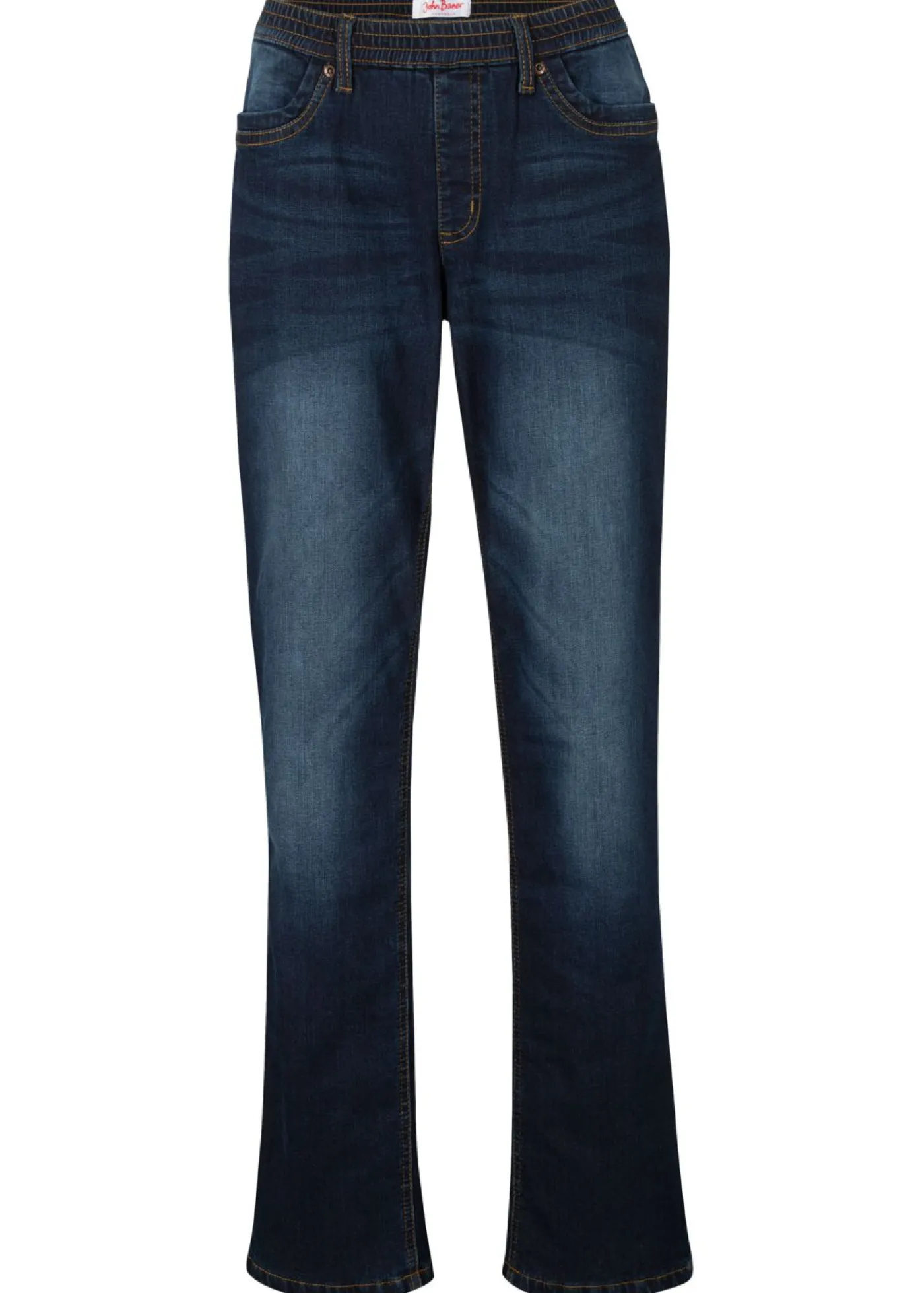 Clearance Vaqueros térmicos con talle medio y corte recto Mujer Vaqueros|Ropa Térmica