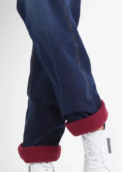 Clearance Vaqueros térmicos con talle medio y corte recto Mujer Vaqueros|Ropa Térmica
