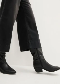 Outlet Vaqueros ultrasuaves de corte capri, culotte Mujer Vaqueros|Novedades