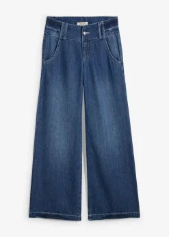 Hot Vaqueros wide-leg, high waist, súper suaves Mujer Vaqueros