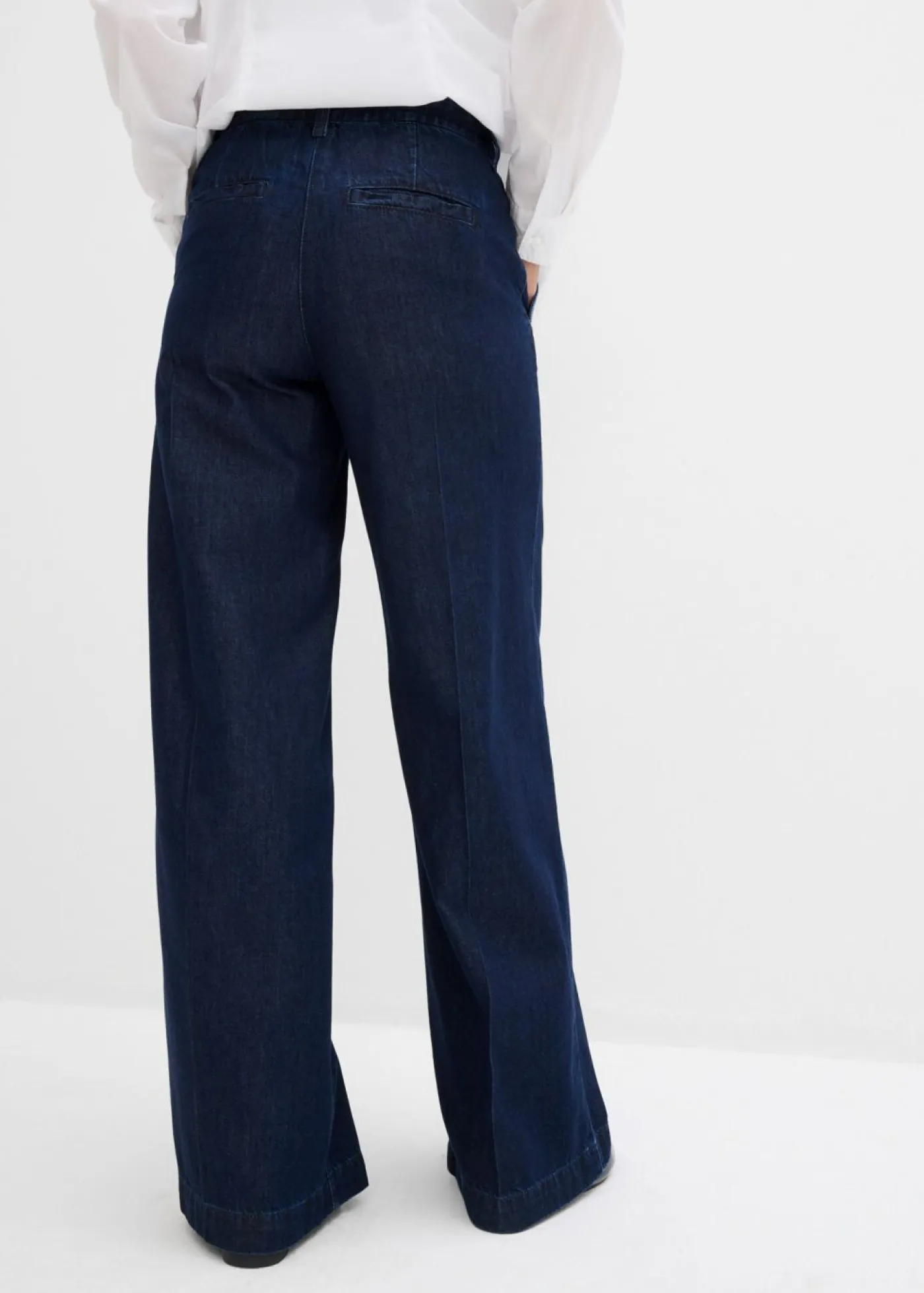 Sale Vaqueros wide-leg, high waist, súper suaves Mujer Premium|Vaqueros