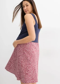 Vestido 2 en 1premamá y de lactancia de punto de algodón orgánico Mujer Premamá