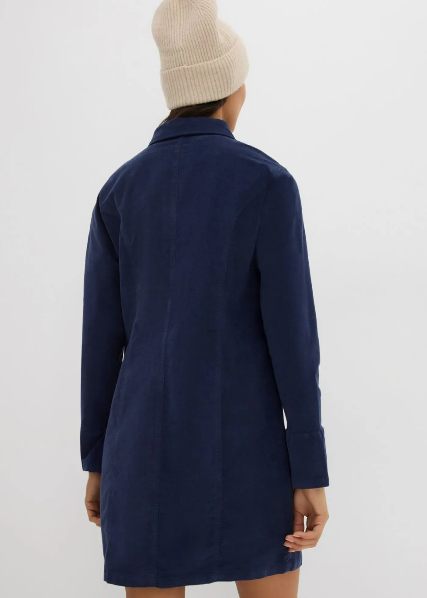 Clearance Vestido ajustado de pana Mujer Vestidos