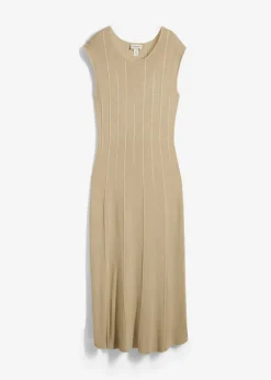 Clearance Vestido ajustado de punto de mezcla de viscosa Mujer Esenciales|Vestidos