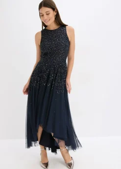 Sale Vestido asimétrico con bordado de lentejuelas Mujer Vestidos|Ropa Elegante