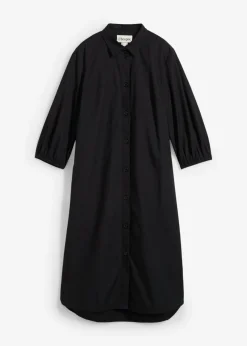 Sale Vestido camisera de algodón ligero Mujer Vestidos